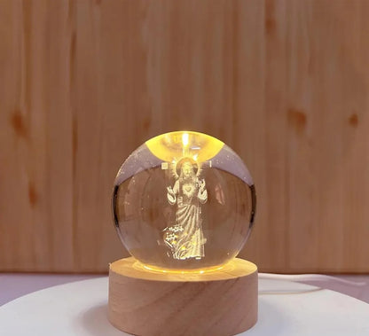 Jesus Crystal 3D Ball - Faith & Hope Edition