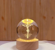 Jesus Crystal 3D Ball - Faith & Hope Edition