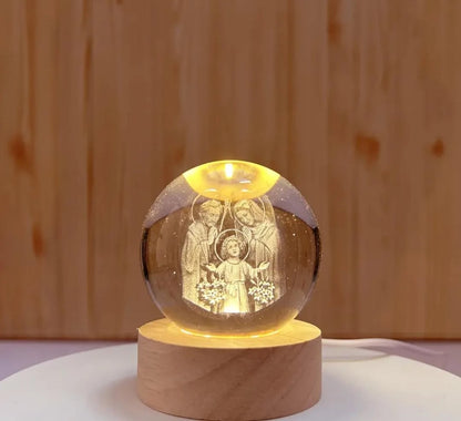 Jesus Crystal 3D Ball - Faith & Hope Edition